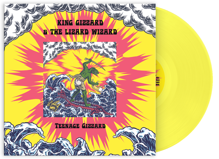 Teenage Gizzard Neon Yellow Edition LP (Bootleg By Drastic Plastic Records)