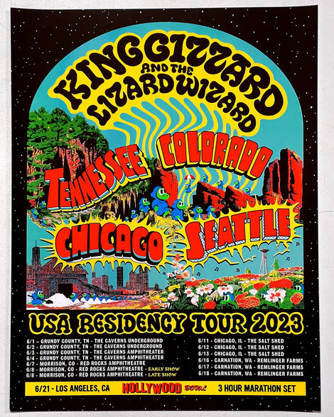USA Residency Tour - 2023 Poster 2