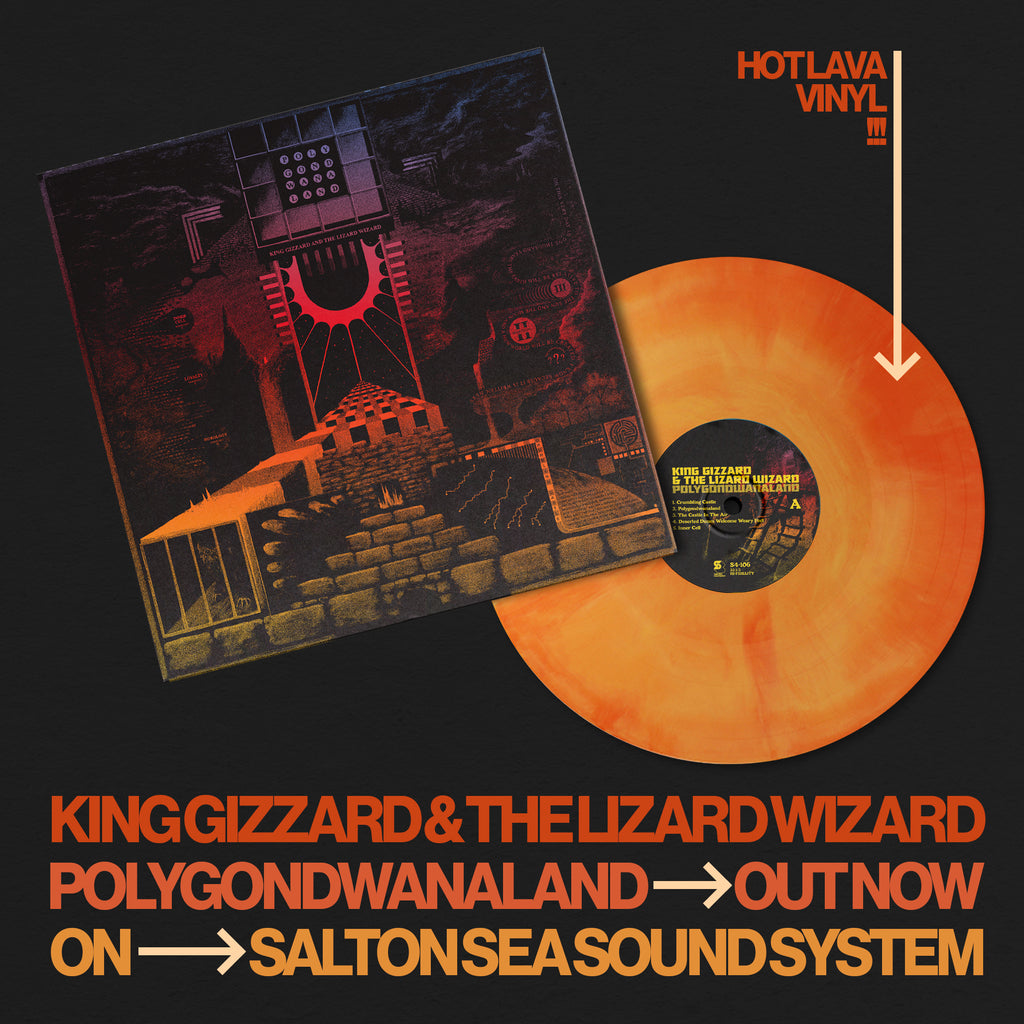 Polygondwanaland Hot Lava LP (Bootleg By Salton Sea Sound System)