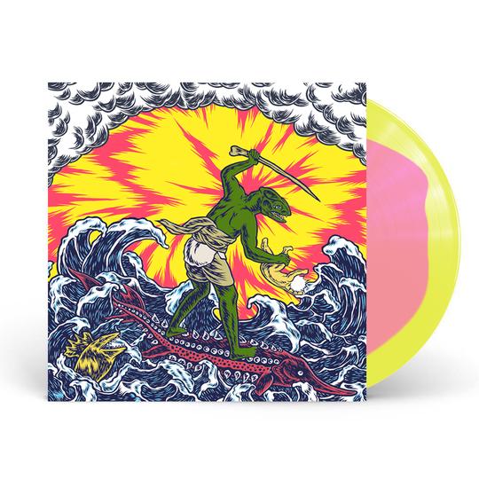 Teenage Gizzard Lizard Eyes Pink & Yellow Vinyl (Bootleg By ORG Music)