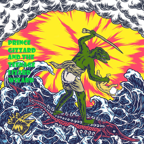 Prince Gizzard and the Teenage Lizard Wizards Dino Green Edition Cassette (Bootleg By Tinker Tapes) Cover
