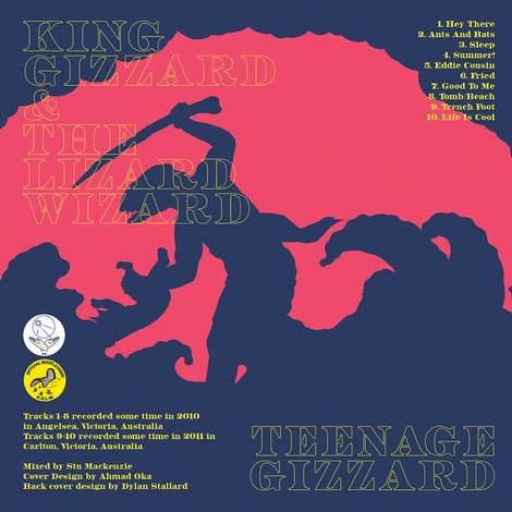 Teenage Gizzard Mystery Edition (Bootleg By Fuzz Coffee & Records) Back