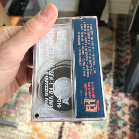 Demos Vol. 1: Music To Kill Bad People To Cassette (Bootleg By Haunted Birthday Records) Back