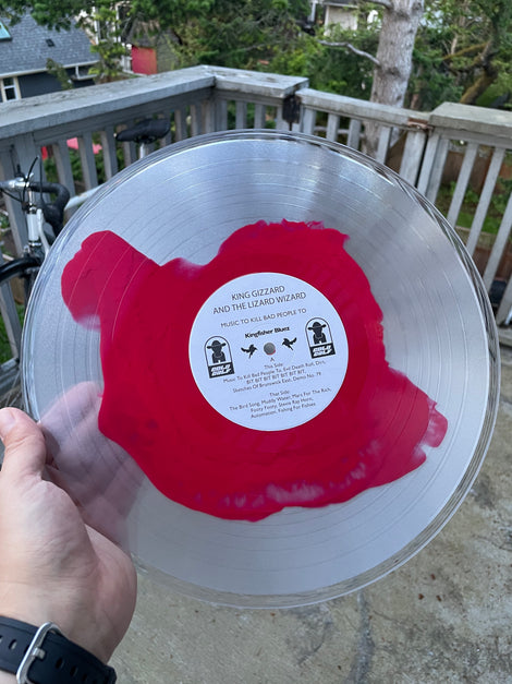 Music To Kill Bad People To Blood Puddle Edition LP (Bootleg By Kingfisher Bluez and Cold Calf Records)