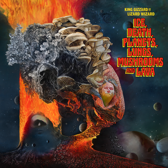 Ice, Death, Planets, Lungs, Mushrooms and Lava Cover Art