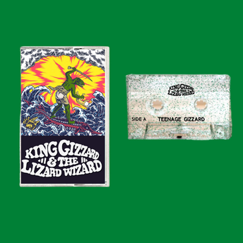 Teenage Gizzard Green Glitter Cassette (Bootleg By Blacktop Records)